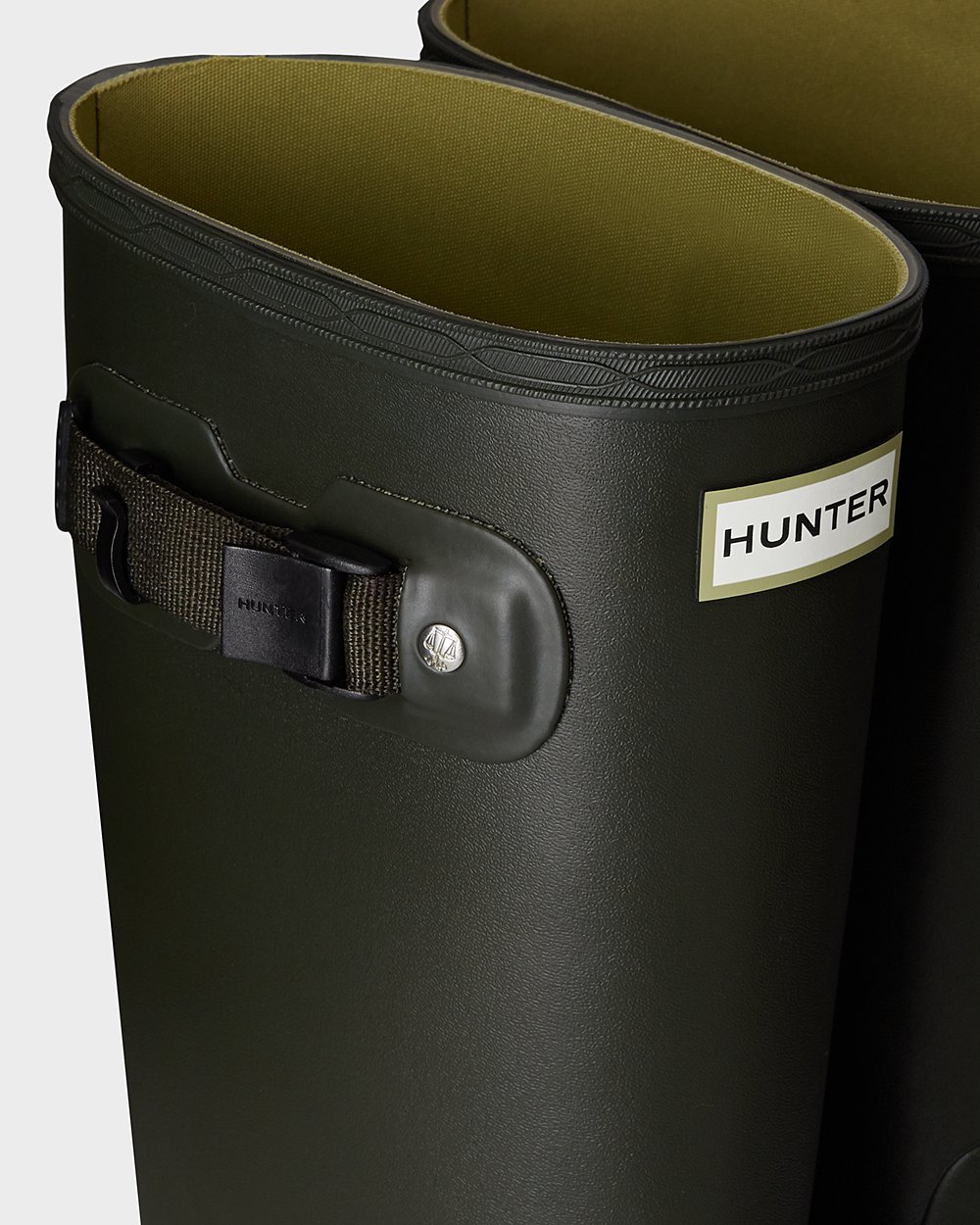 Womens Hunter Huntress Leg - Wide Fit Rain Boots Dark Olive - 9045-KMNJI